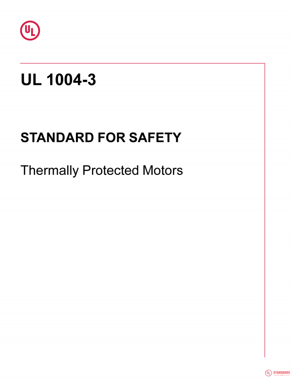 UL 1004-3 PDF UL 1004-3 PDF